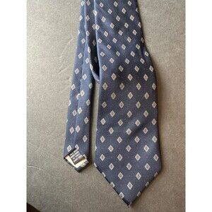 CHRISTIAN DIOR Monsieur Mens Navy Blue Neck Tie 56" USA made